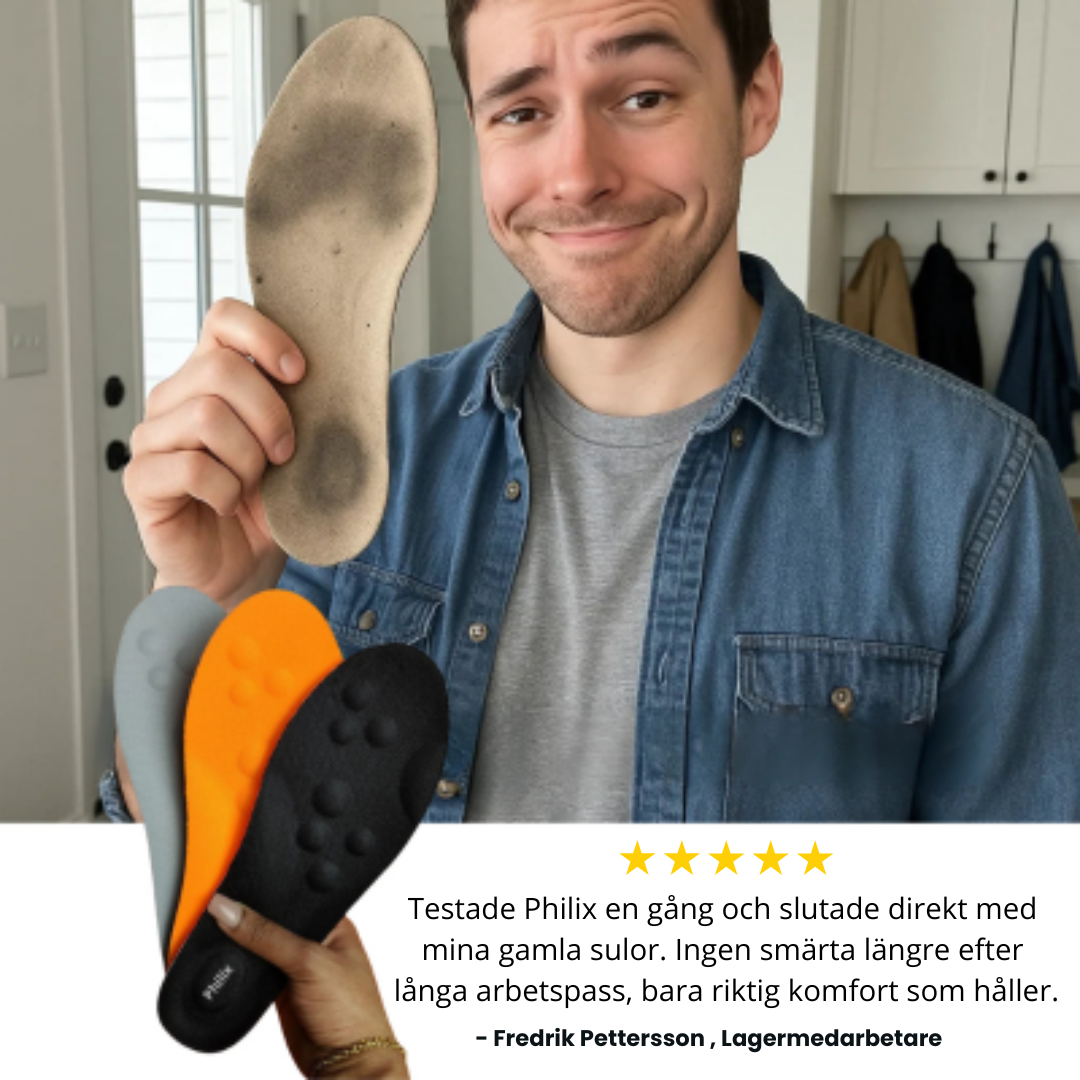 Philix™ Inläggssulor – Som att gå på moln
