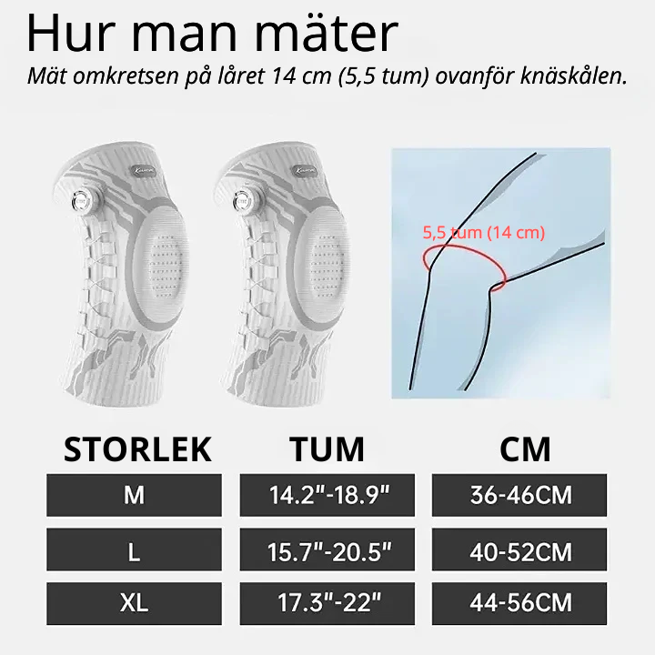 Philix™ Pro Knästöd – Stabilitet och komfort i vardag och träning