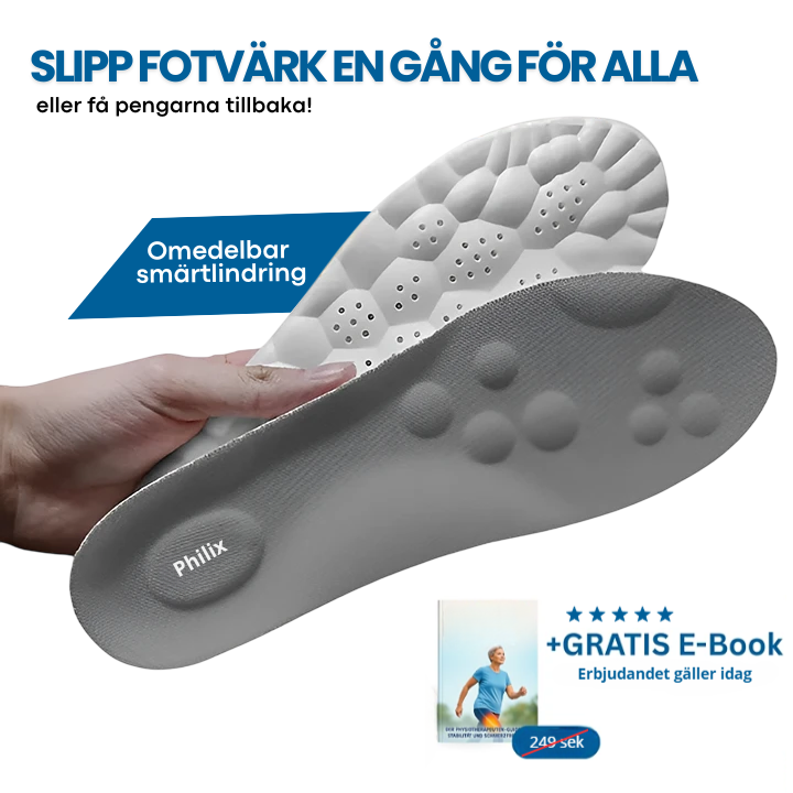 Philix™ Inläggssulor – Som att gå på moln